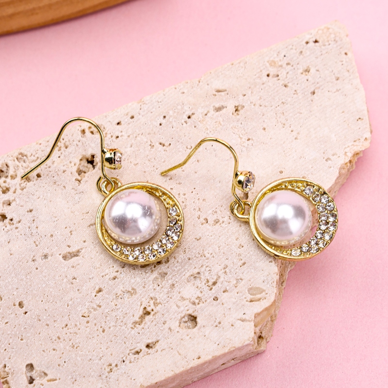Pendientes de Perlas Rojas de Moda 4