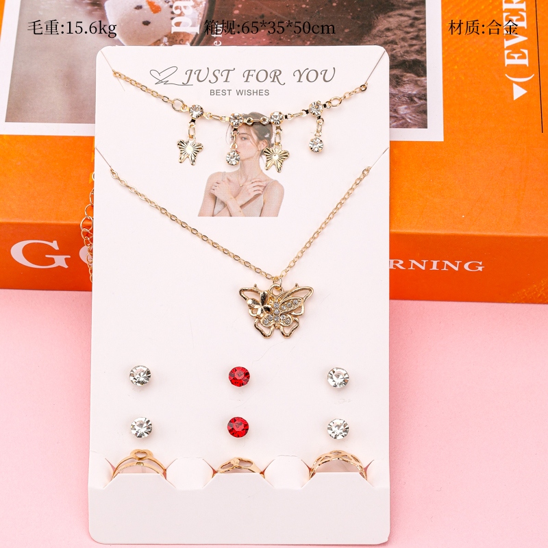 Collar de Diamante y Clavo de Oído 2