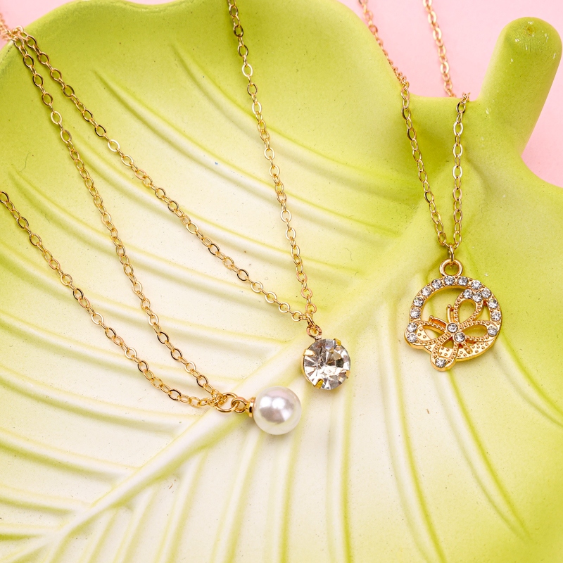 Tres Puntos de Moda Para Perforar el Collar de Perlas 4