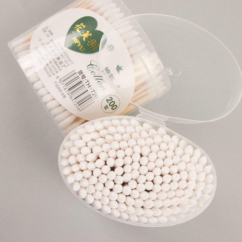 TH-720 Oval Cotton Swabs 200 PCS 3