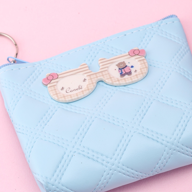 Caricatura de Cuero Cristales Accesorios Bolsa 4