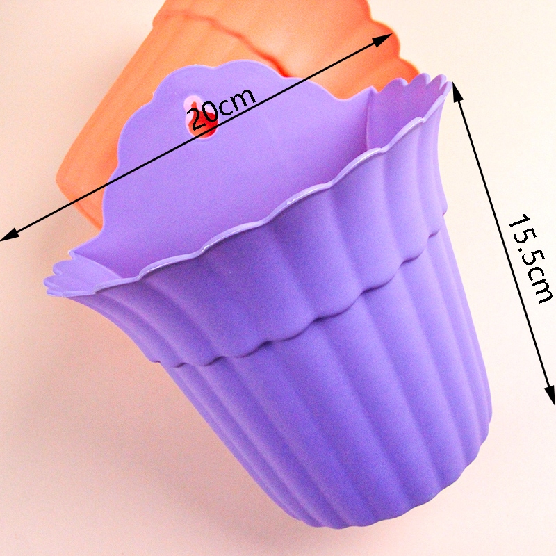 A-47 Wall-mounted Half-round Flower Pot 2