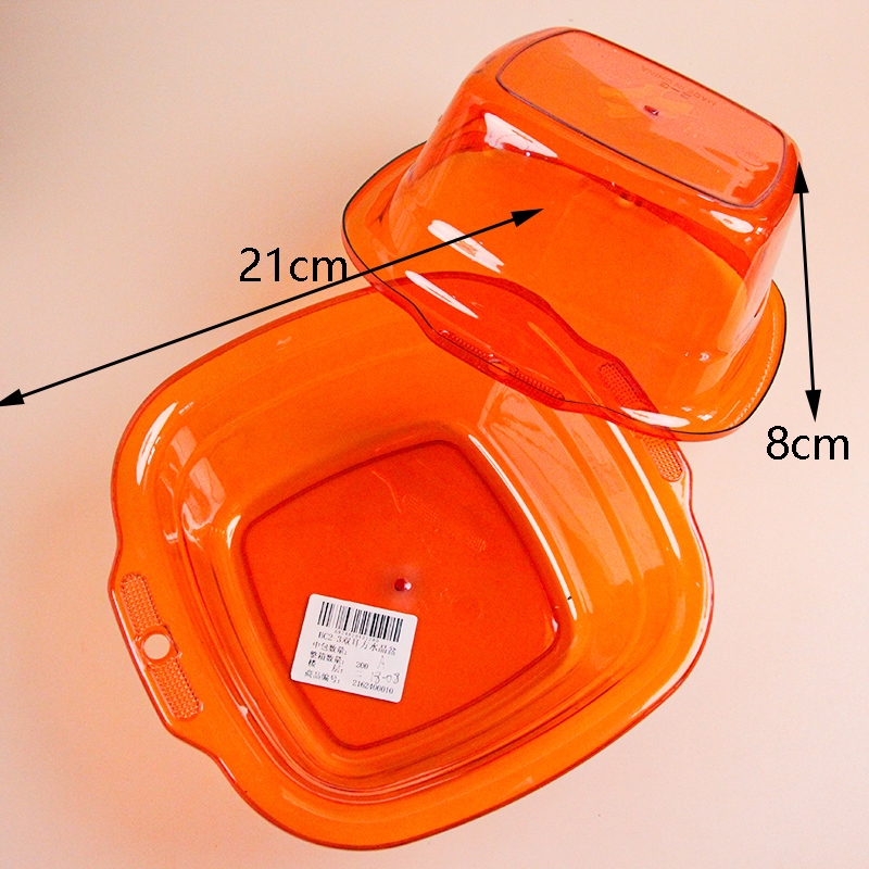 HC2-3 Base de Cristal de Doble Oído Cuadrado
