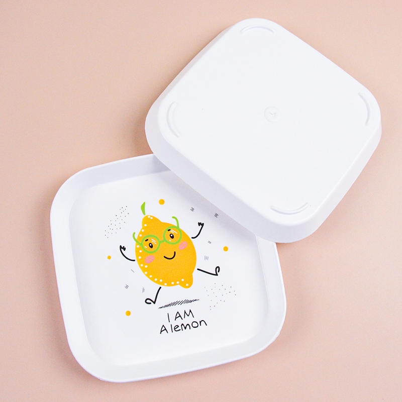 2745 Square Bone Dish (Fruit) 4