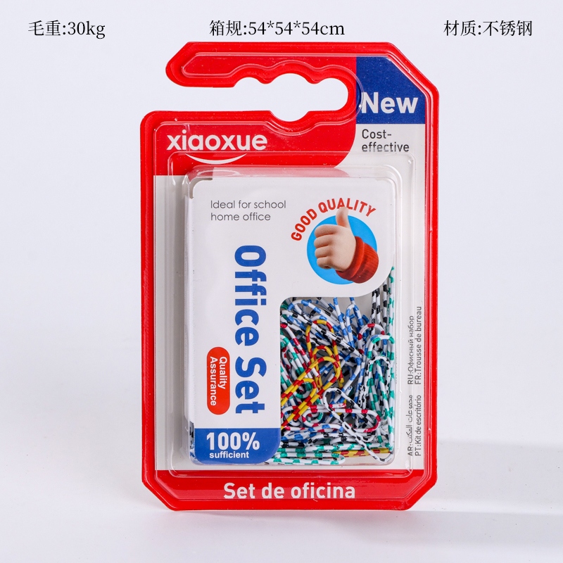 XXWM-A019 Clip de Papel Cebra (60pcs)