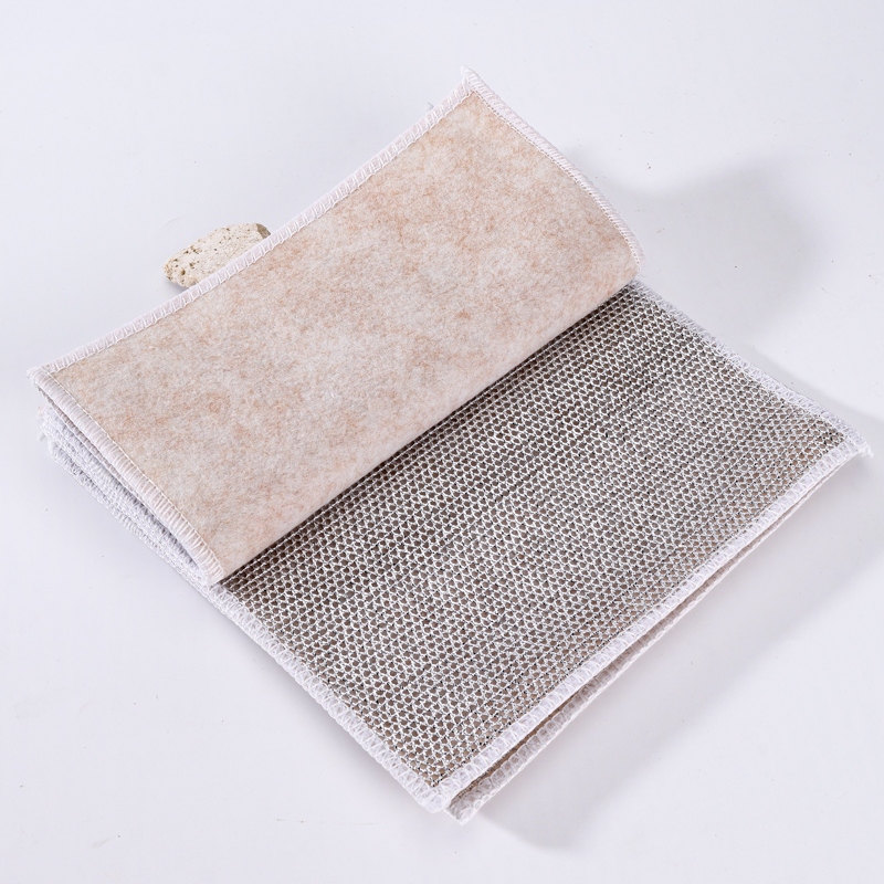 6356 Card Pack 4 Piezas Luffa Plata Silk Lavadora Toalla 3