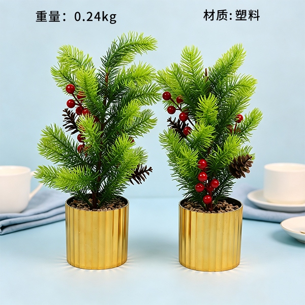 Navidad 20 Simulación Flor Bonsai (Mixed)