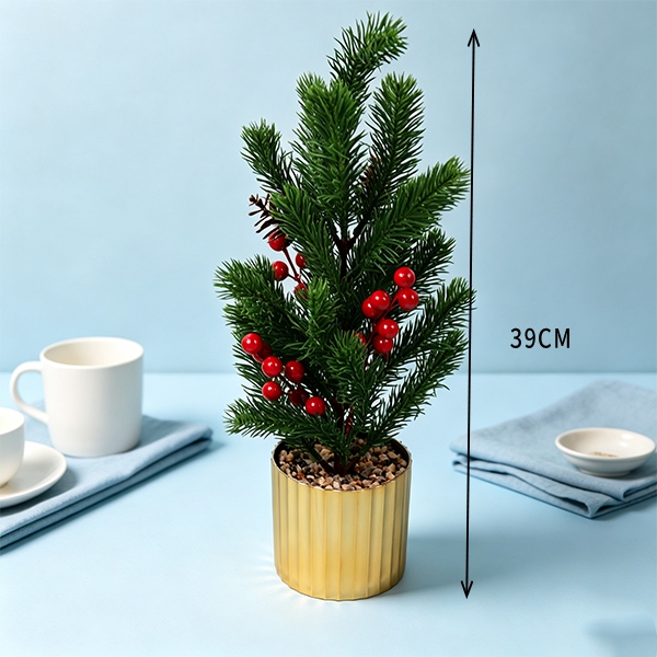 Navidad 15 Simulación Flor Bonsai (Mixed) 3