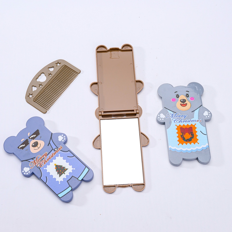 A01 Punk Bear Flip Mirror Comb 3