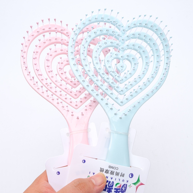 10628 Peine de Masaje Hueco En Forma de Corazón 3