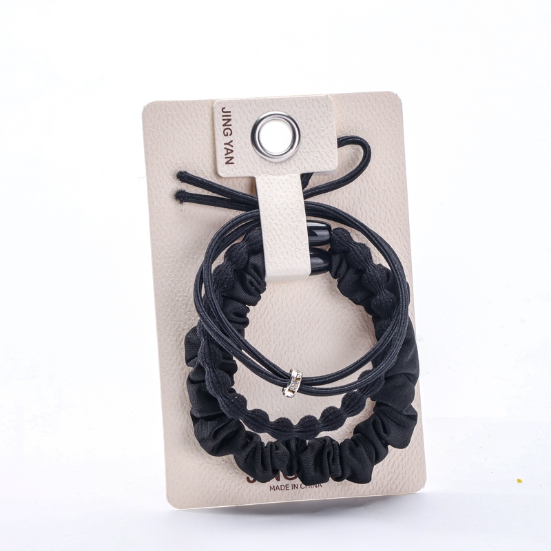 Accesorios de Anillo de Perforación Boxeada Banda de Goma Negra (3 Piezas) 3