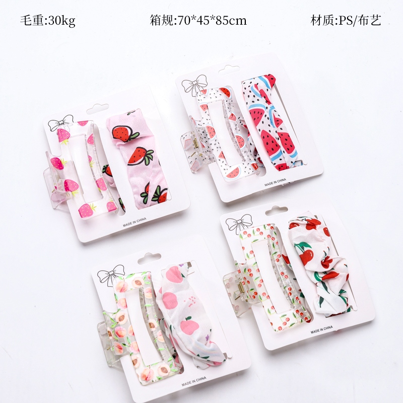 Combinación de Garra de Anillo Intestinal Impresa de Frutas (8.5cm)