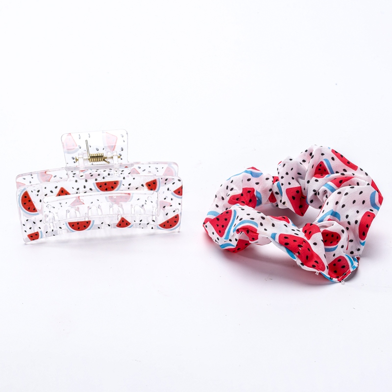 Combinación de Garra de Anillo Intestinal Impresa de Frutas (8.5cm) 3