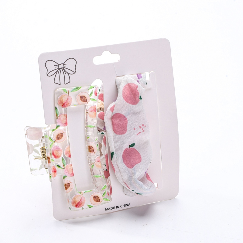 Combinación de Garra de Anillo Intestinal Impresa de Frutas (8.5cm) 4
