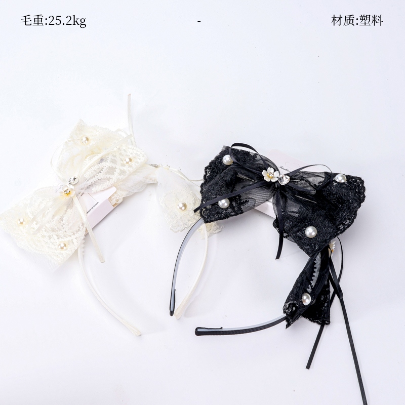 Lace Butterfly Colon Ring Head Buckle Combinación 2