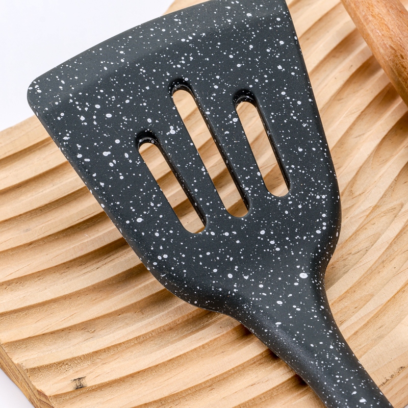 Pala de Escape de Silicona de Mango de Madera 4
