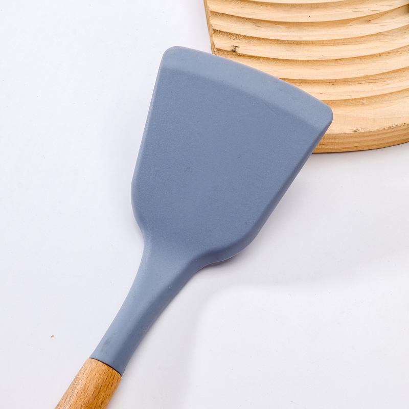 Pala de Silicona de Mango de Madera de Valor 4