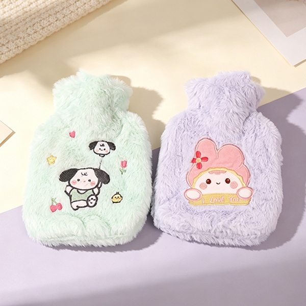 B23 Cute Dog Water Injection Hot Water Bag (500ml) 3