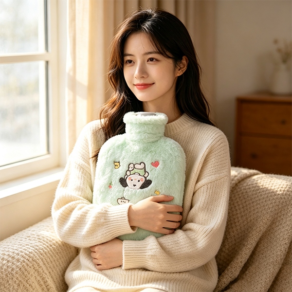 B23 Cute Dog Water Injection Hot Water Bag (500ml) 5
