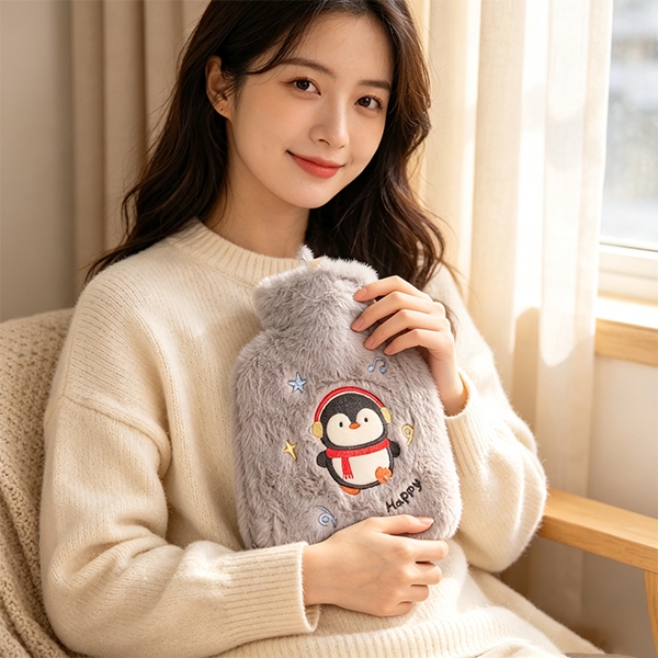 P809 Penguin Baby Water Injection Hot Water Bag (500ml) 4