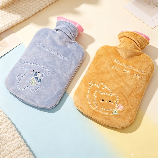 P830 Animal Embroidery Water Injection Hot Water Bag (1000ml) 3