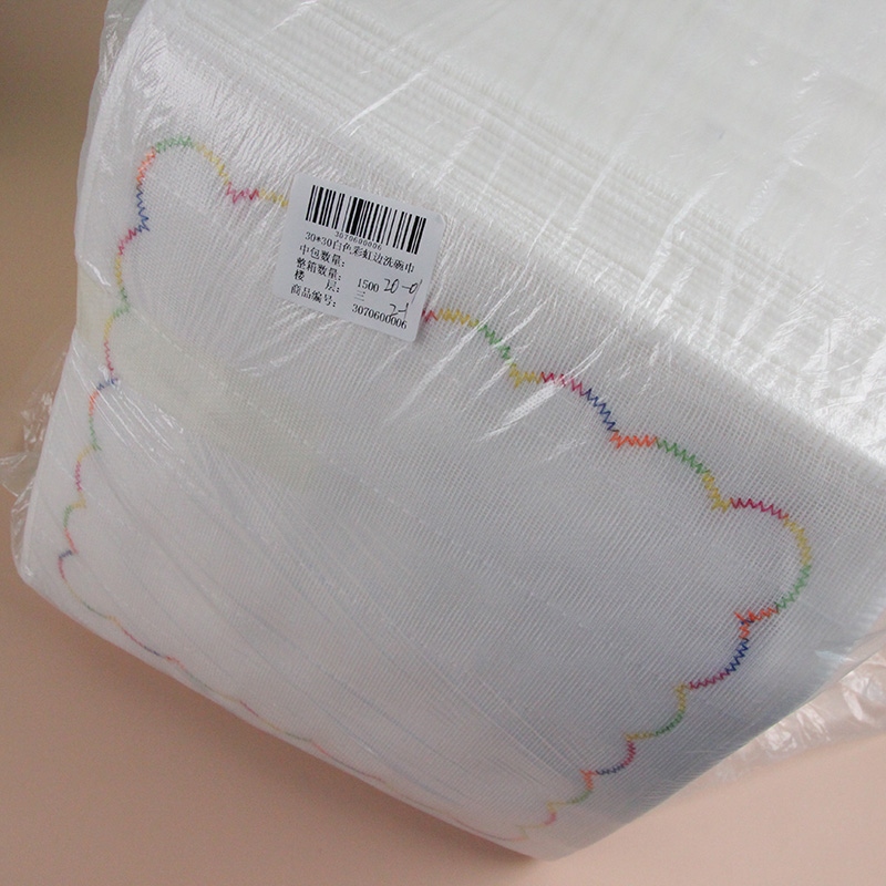 30*30 Ropas Blancas de Limpieza de Arco Iris 4