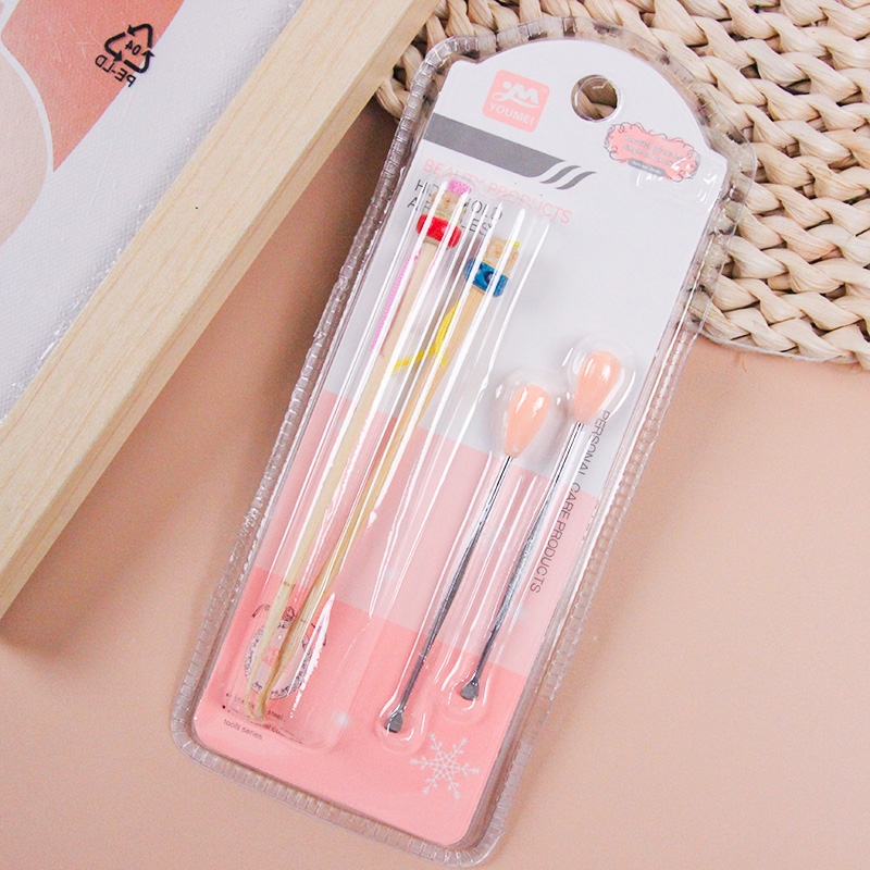 Y-021 Blister-packed Bamboo Joint Ear Picks (2 Piezas 042) 4