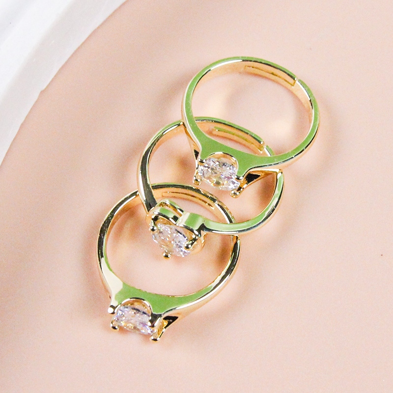 Anillo de Estilo Simple En Caja (Grito) 2