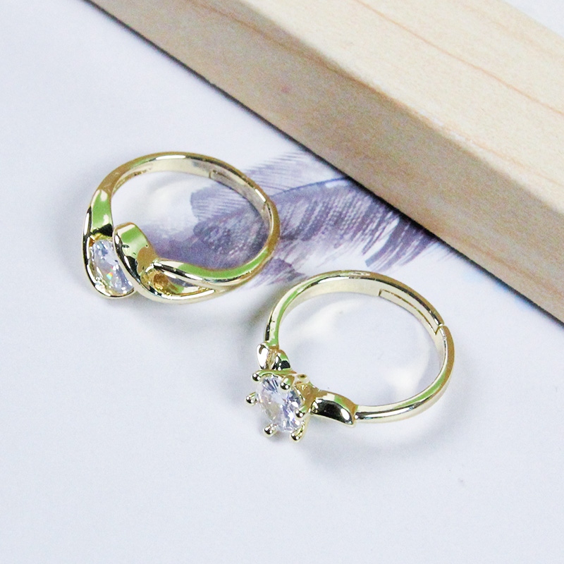 Anillo de Estilo Simple En Caja (Grito) 3