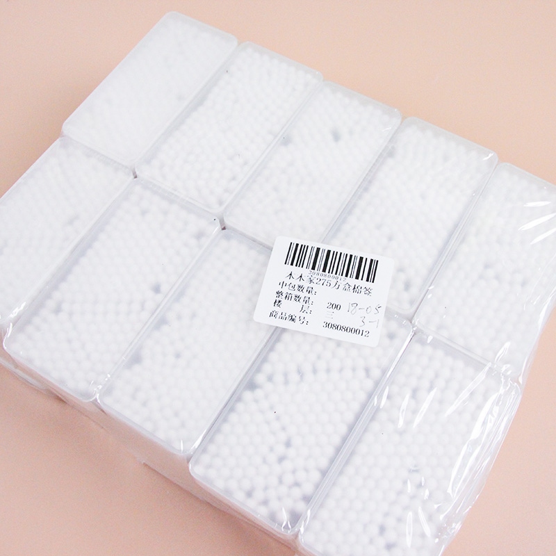Moomoo Home 275 Square Box Cotton Swabs 3