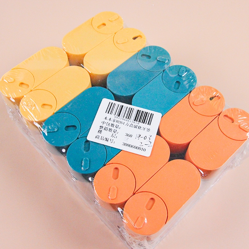 Moomoo Home 0261 Square Box Carbonized Toothpick 5