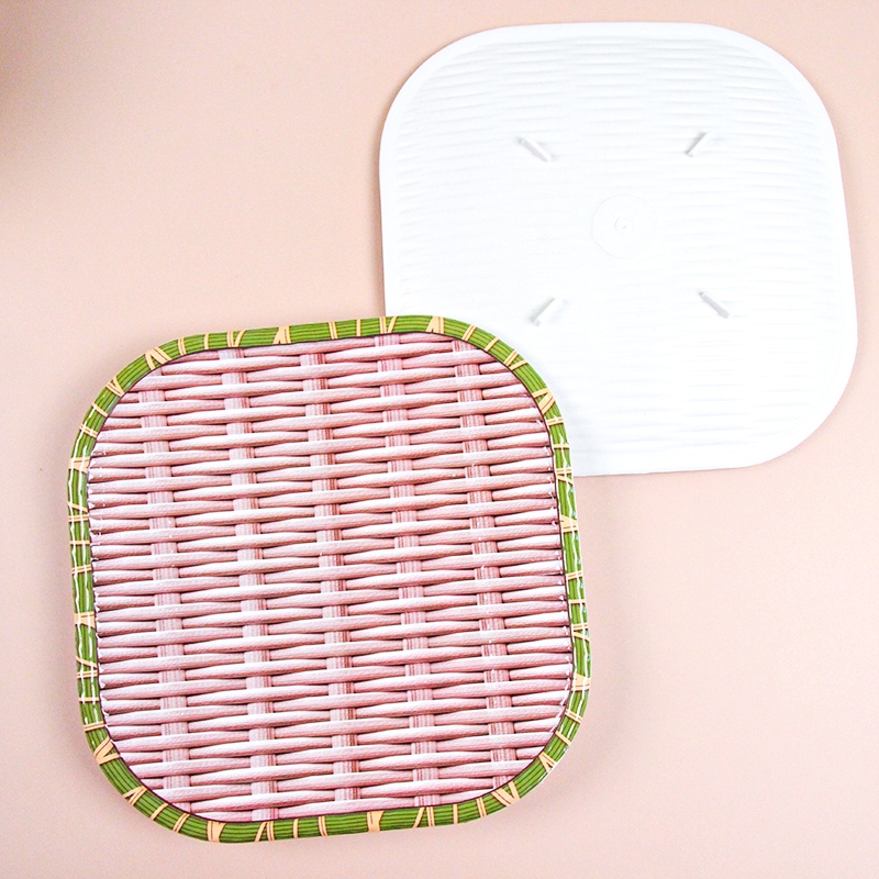 LC214 Bamboo Woven Square Fruit Dish 4