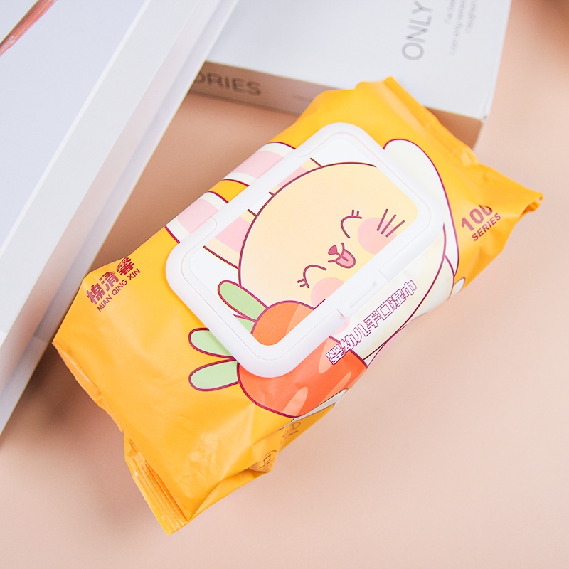Cotton Qingxin 2298 Radish Rabbit Baby Wipes (100) 2