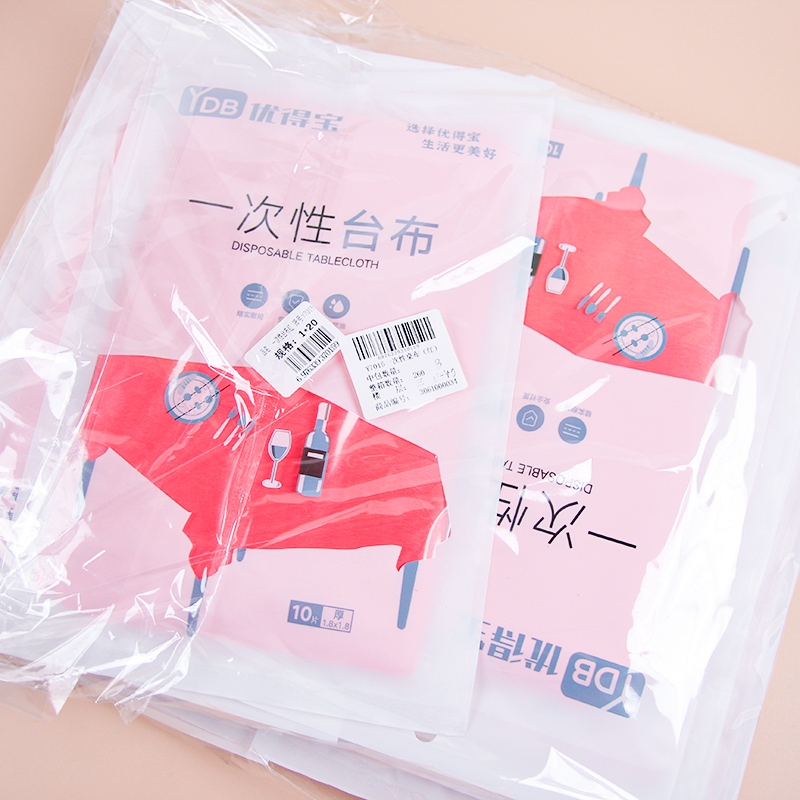 Y7015 Tablecloth Desechable (Red) 4
