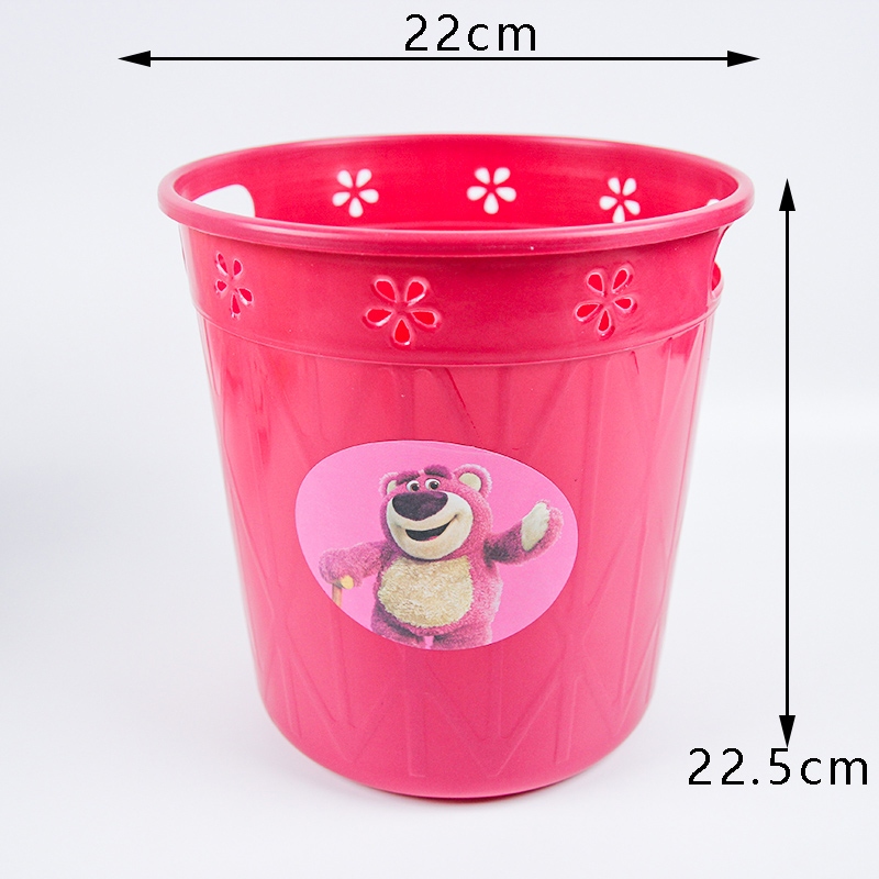 88-119 Strawberry Bear Handheld Trash Can 2