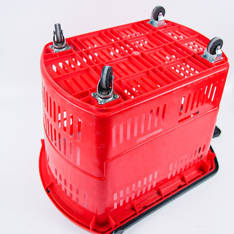 Cesta de Compra de Carrito de Cuatro Ruedas (Utilizado) 4