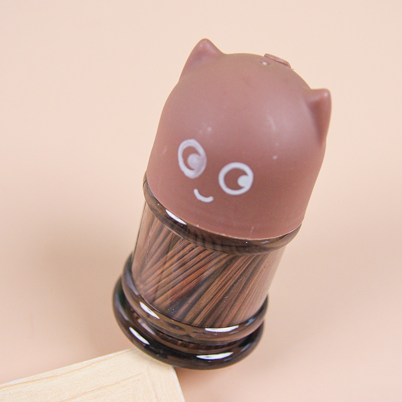 A-905 Cartoon Cat Carbonized Toothpick 3