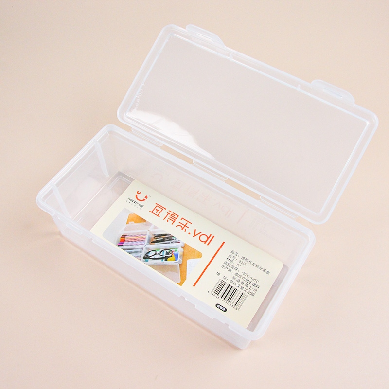Yidele 8365 Caja de Almacenamiento Rectangular Transparente 5