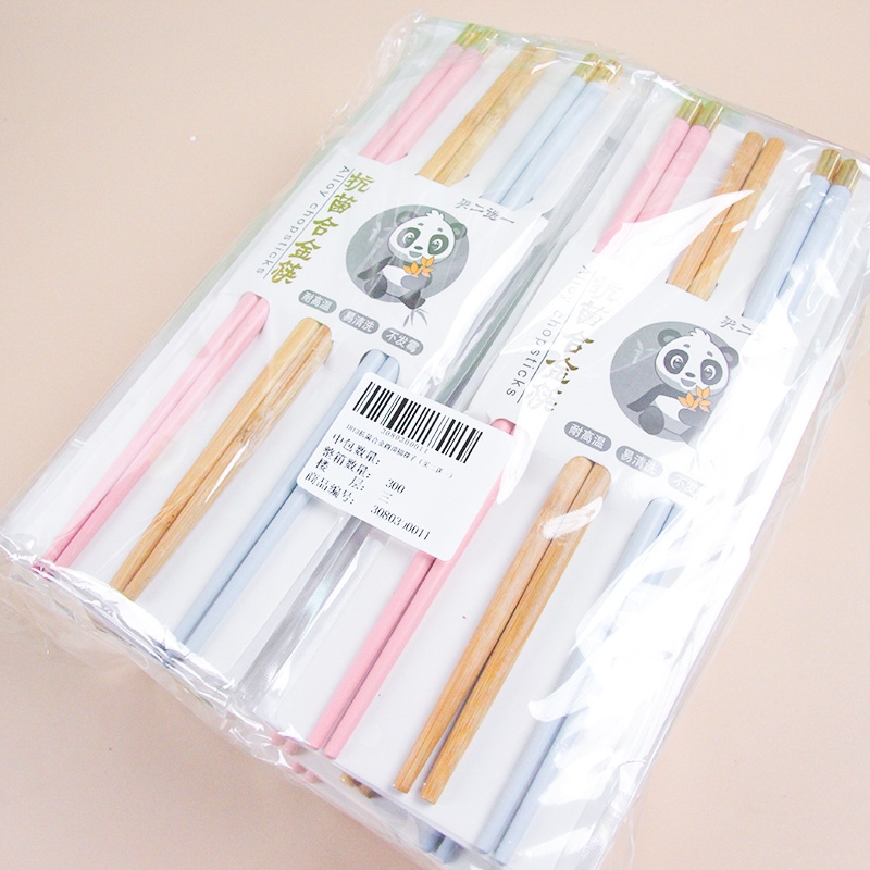 1813 Aleación Antibacteriana Ronda Top Lucky Chopsticks (Comprar Dos Conseguir Uno Gratis) 4