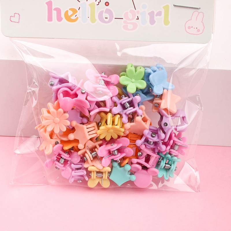 Tarjetas de Encabezado Boxeadas Embalaje Colorido Mini Garras Clips (Set of 30) 4