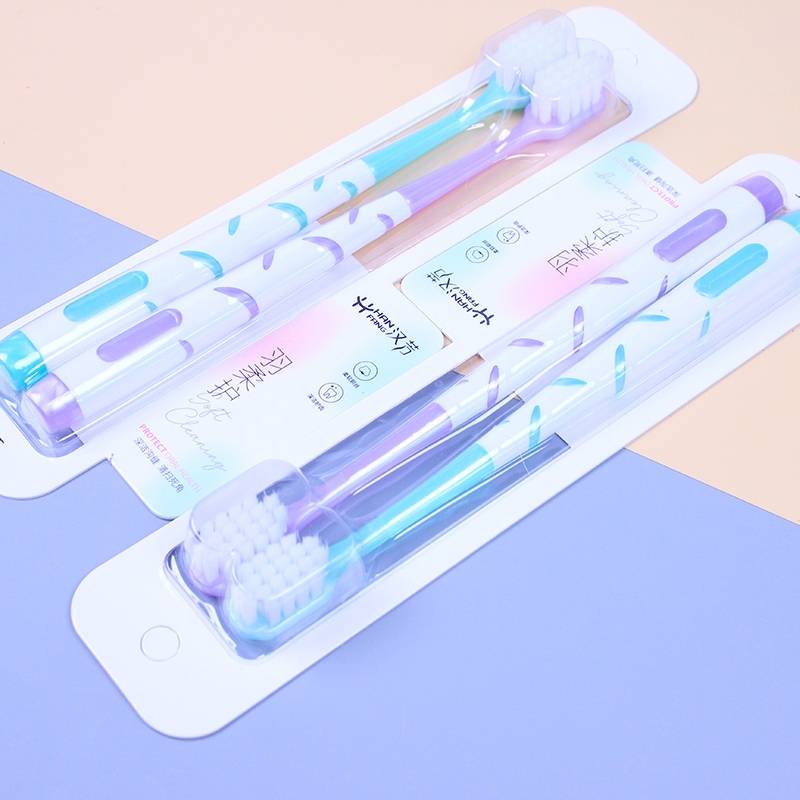 Hanfang 562 Soft Bristle Luxury Double-brush Toothbrush