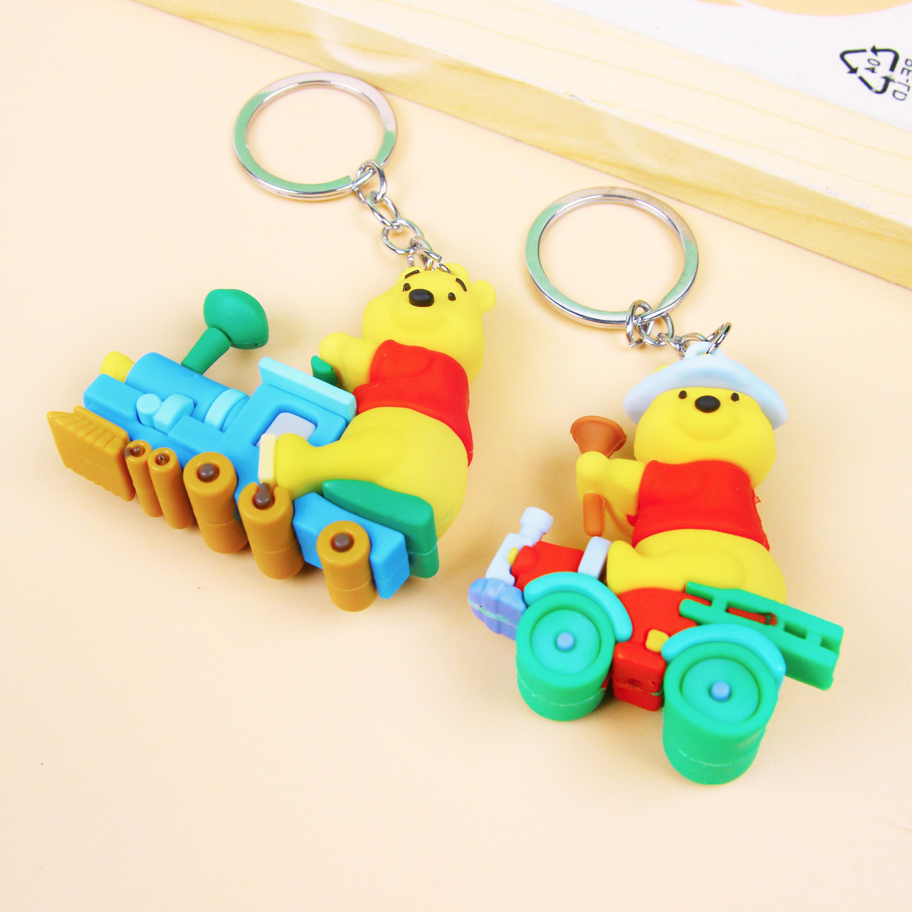 Gran Llavero Para Vehículos de Construcción Winnie 4