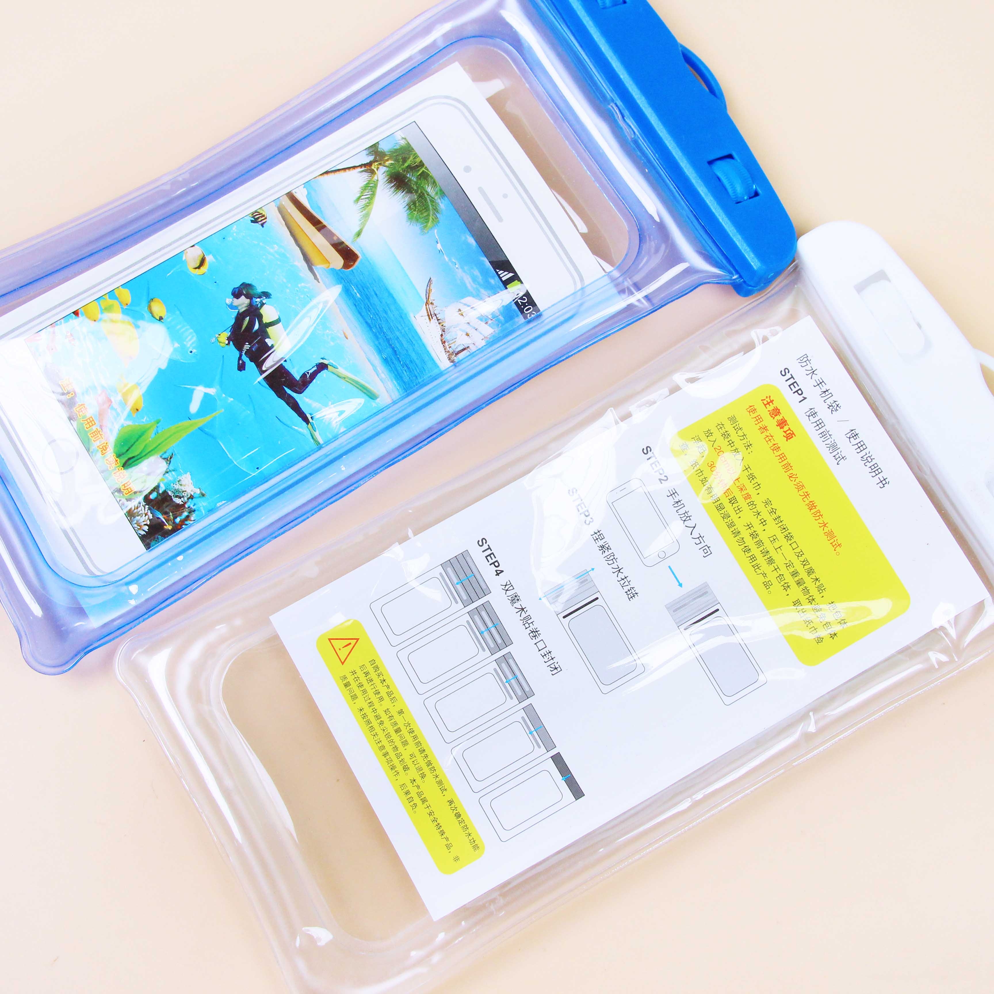 Bolsa Impermeable de Teléfono Celular Transparente