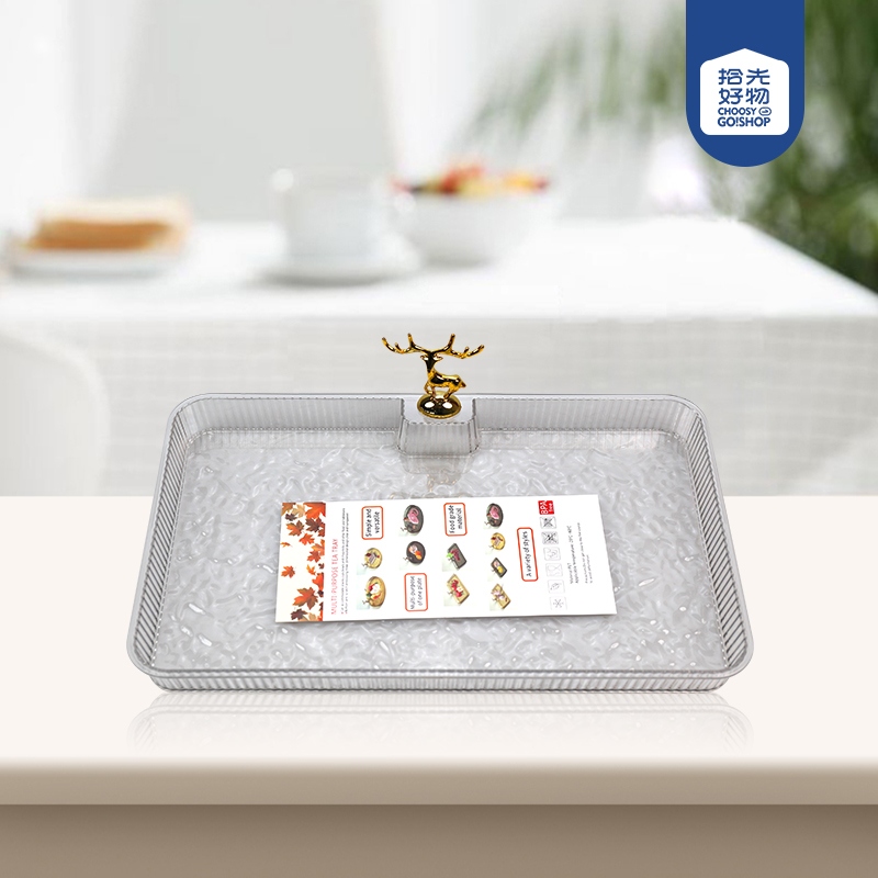 8872 Gran Bandeja de Té de Ciervo Rectangular 2