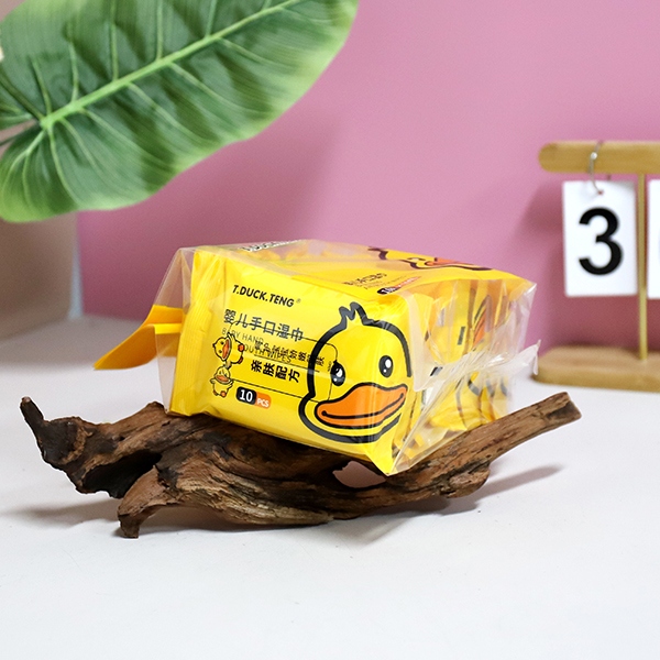 4624 Amarillo Pato 10 Pack Wipes Húmedos 5