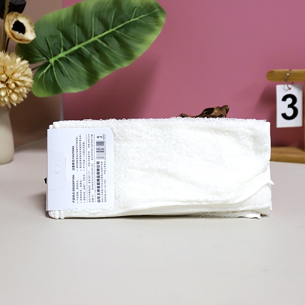 WP-711 Tarjeta Colgante 4 Bambú Blanco Fibra Limpieza Toalla de Lavado de Platos (27*30) 5