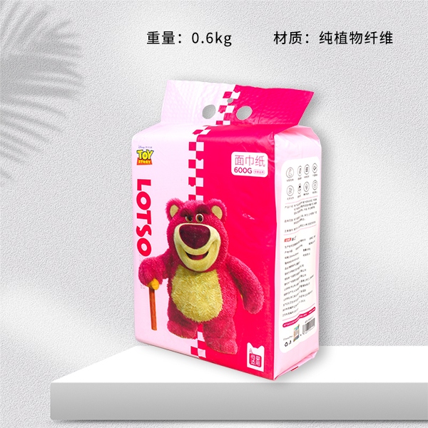 * ZM56072-T Fresa Oso Toalla de Lavado Inferior (600g) 3