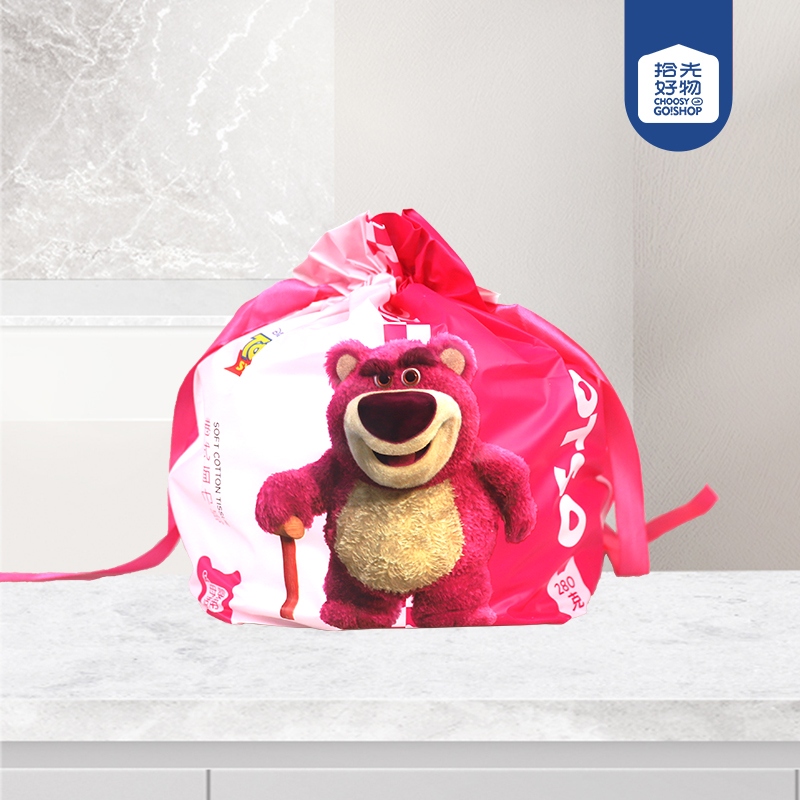 ZM56075-T Strawberry Bear Roll Soft Face Towel (280g) 2
