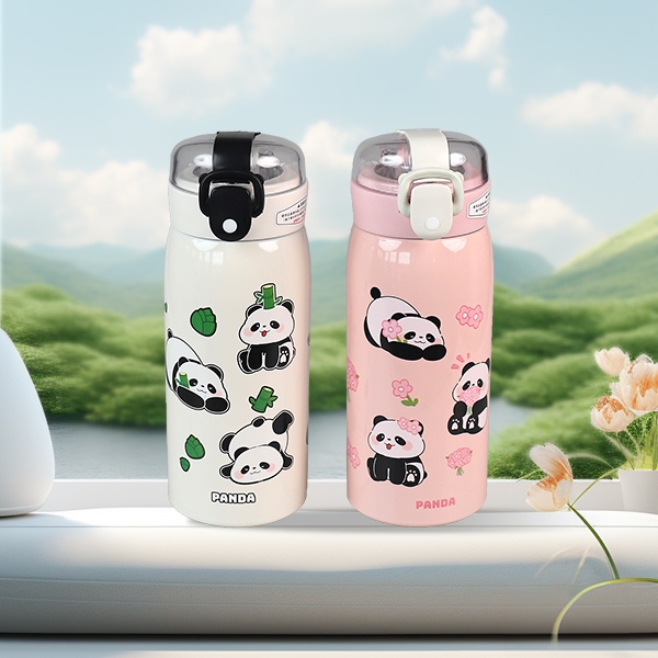 H-BW-1333 Panda Straw Mug (350ml) 4