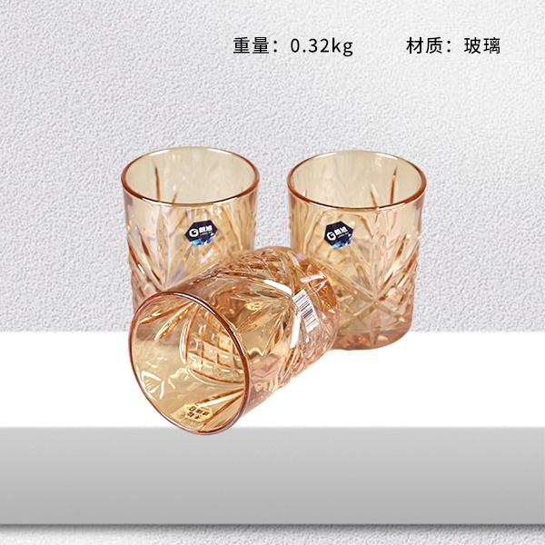 0615-4 Langxu Electroplated Glass (Gold) 3